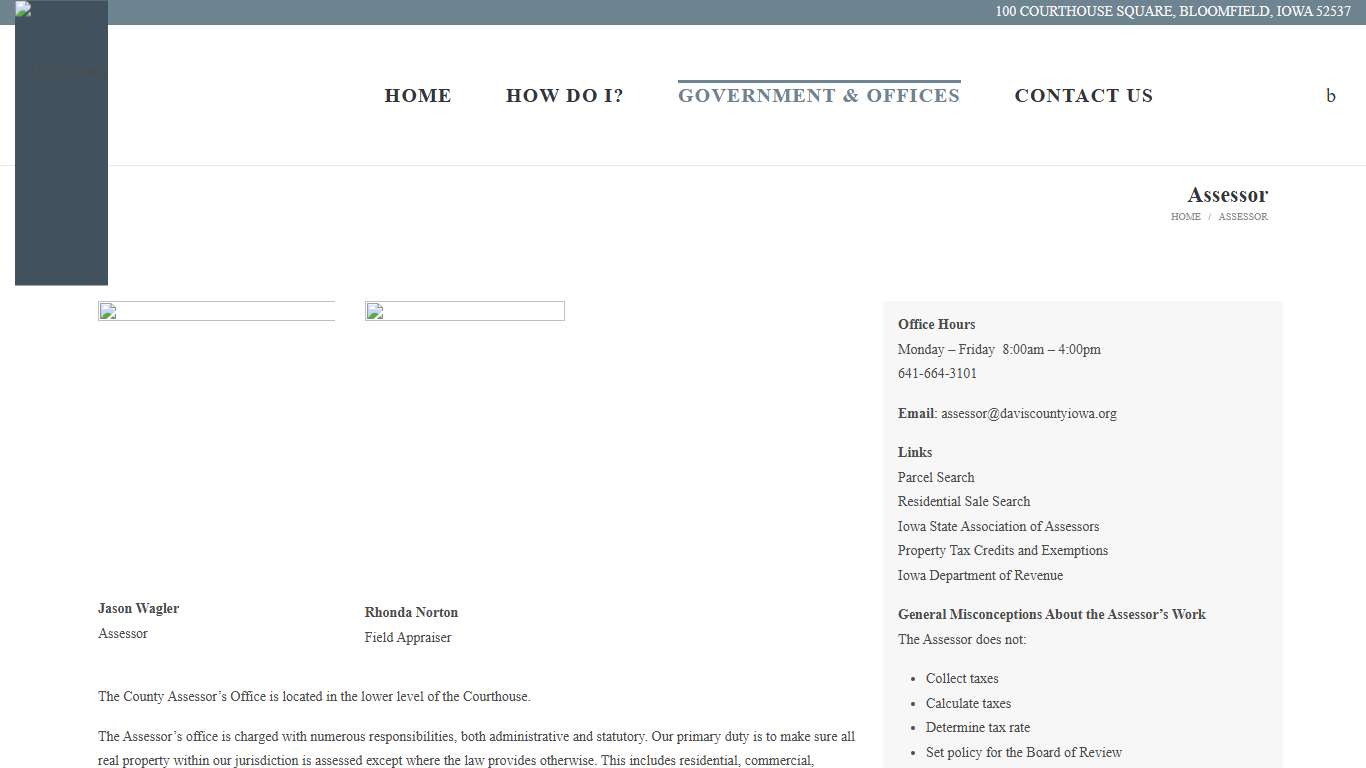 Assessor - Davis County