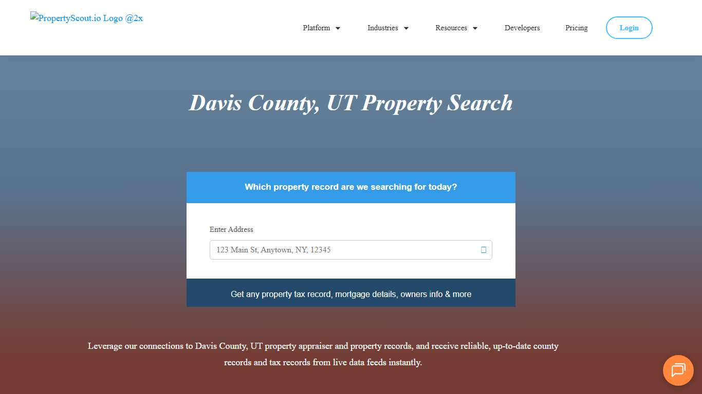 Davis County, UT Property Records Search - Propertyscout.io